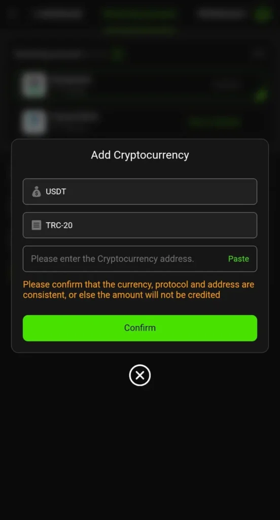 crypto Transfer